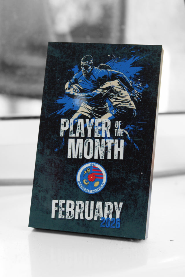 Rugby Award Plaque