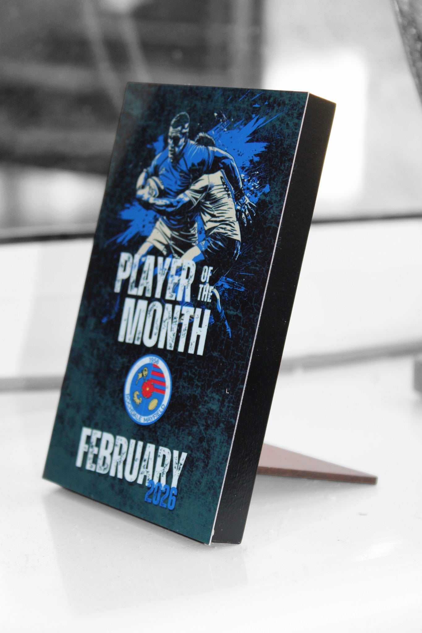 Rugby Award Plaque