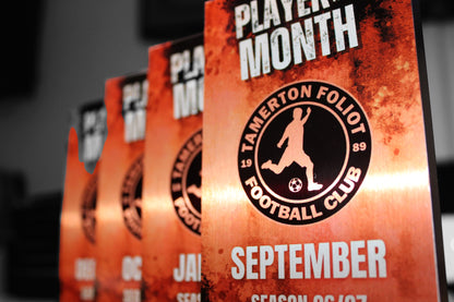 Player of the Month Team Subscription – Award & Image Design Delivered Monthly