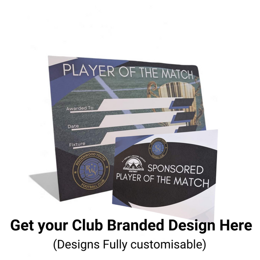 Club Branded High Quality Certificates