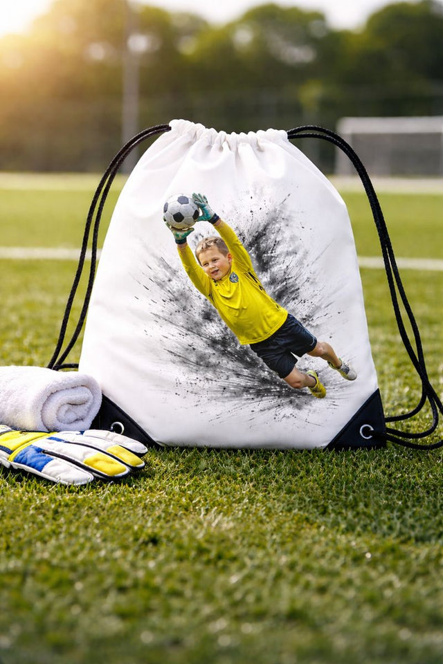 Personalised Sports Drawstring Bag