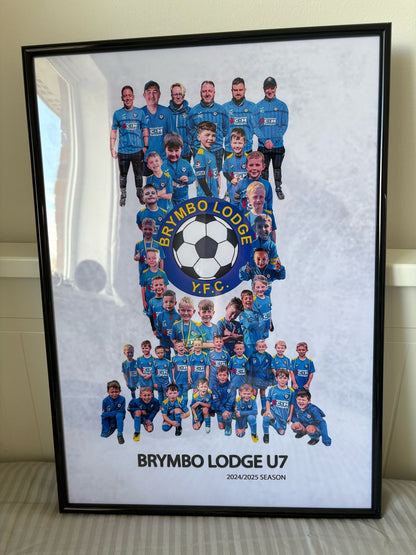 Football Team Sports Poster